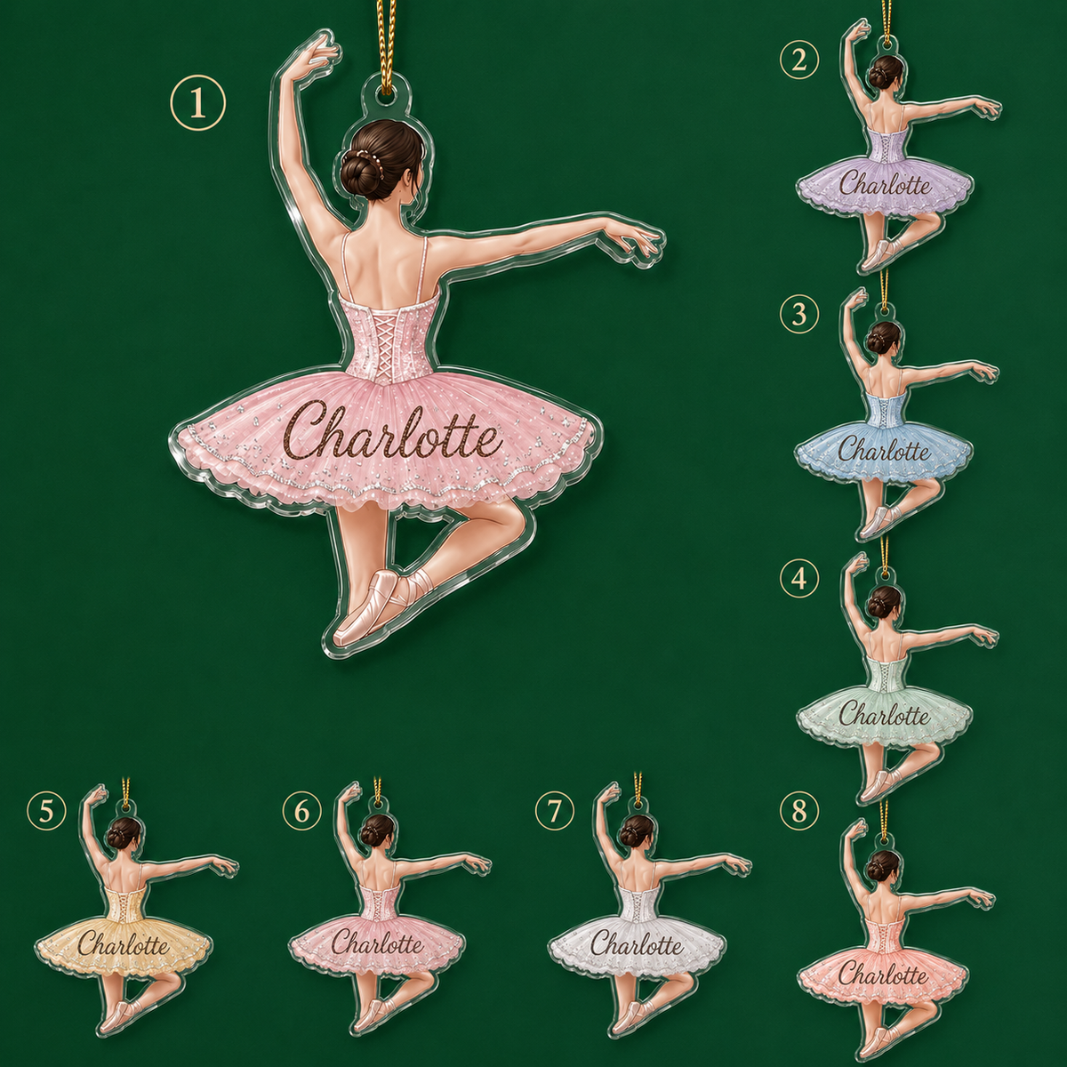 Ballet Custom Name Acrylic 2