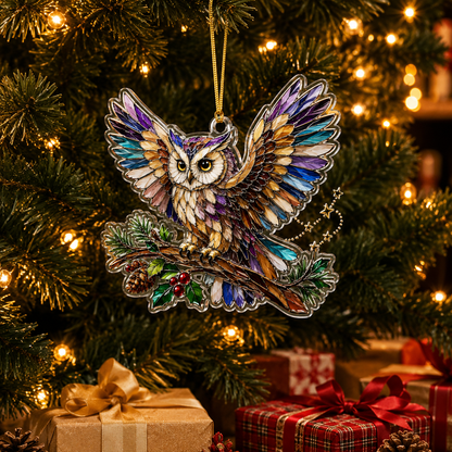 Bird With Flower Owl