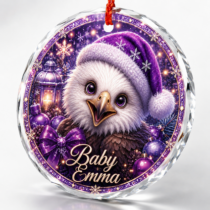 Purple Bird At Christmas Baby Eagle
