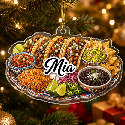 Food Dinner Mexican Taco Platter