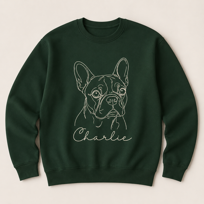 Personalized Dog Memorial Hoodie Custom Pet Photo Sweatshirt Sympathy Gift for Pet Loss THUC99