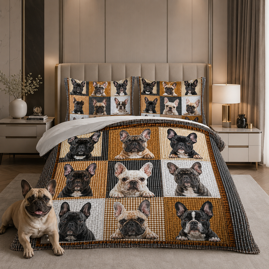 Personalized Dog Bedding Set With Photo, Custom Pet Sheet Set Gift THUC99