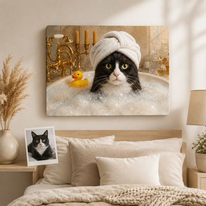 Custom Pet Metal Wall Art – Personalized Dog Portrait From Photo Gift For Pet Lover THUC99