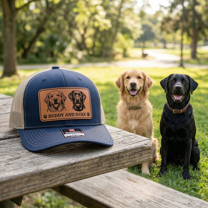 Personalized Dog Name Trucker Hat – Custom Photo Pet Name Hat | Gift For Dog Lovers THUC99