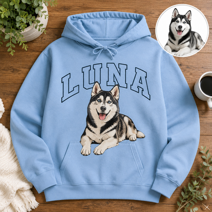 Custom Pet Photo Hoodie Personalized Dog Face Sweatshirt Gift for Animal Lovers THUC99