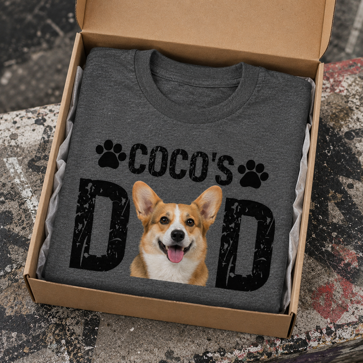 Custom Photo Dog Vintage Wash T-Shirt, Personalized Pet Lover Gift | Dog Lover Shirt THUC99