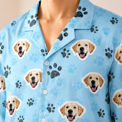 Personalized Dog Face Pajamas Set for Dog Mom and Dog Dad, Custom Pet Photo Sleepwear THUC99 (Copy)