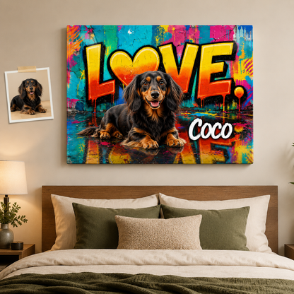 Custom Photo Dog Metal Wall Art – Personalized Pet Memorial Gift For Dog Cat Lover THUC99