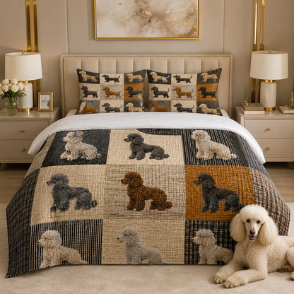 Custom Dog Face Bedding Set, Personalized Pet Portrait Bedroom Decor Gift THUC99