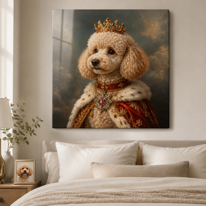 Custom Photo Dog Metal Wall Art Print – Personalized Pet Portrait Dog Gift THUC99