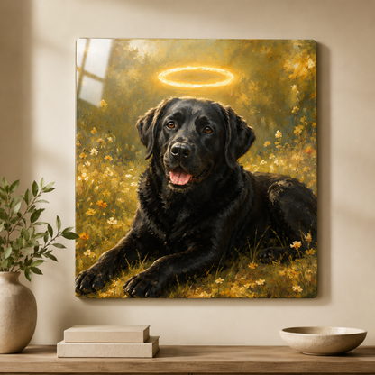 Personalized Pet Metal Wall Art – Custom Dog Portrait Print Gift For Dog Cat Lover THUC99