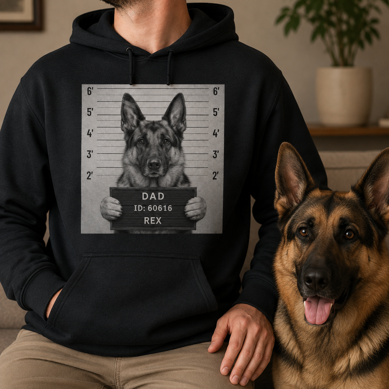 Custom Dog Photo Sweatshirt Personalized Pet Face Hoodie Anniversary Gift for Dog Owners THUC99