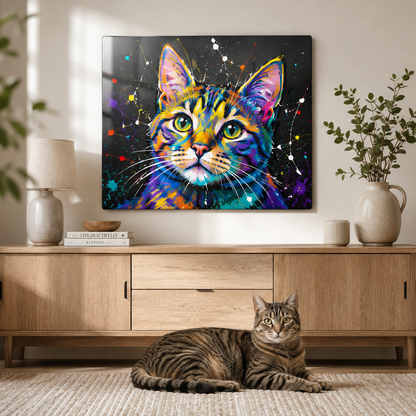 Custom Pet Metal Print – Personalized Dog Portrait Wall Decor Gift For Animal Lover THUC99
