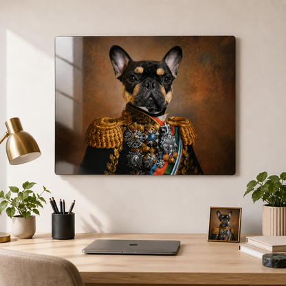 Personalized Pet Portrait Metal Print – Custom Dog Wall Art Gift For Pet Lover THUC99