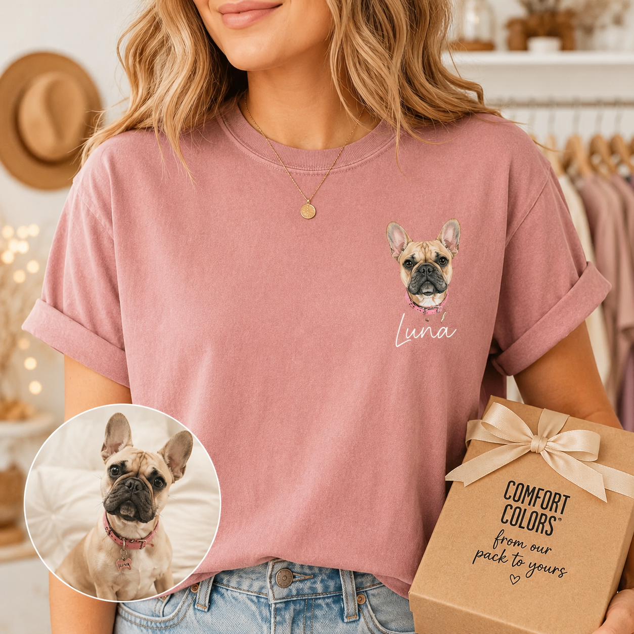 Custom Photo Dog Wash Shirt, Personalized Dog Lover T-Shirt | Dog Memorial Gift THUC99