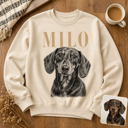 Personalized Dog Memorial Hoodie Custom Pet Photo Sweatshirt Sympathy Gift for Pet Loss THUC99