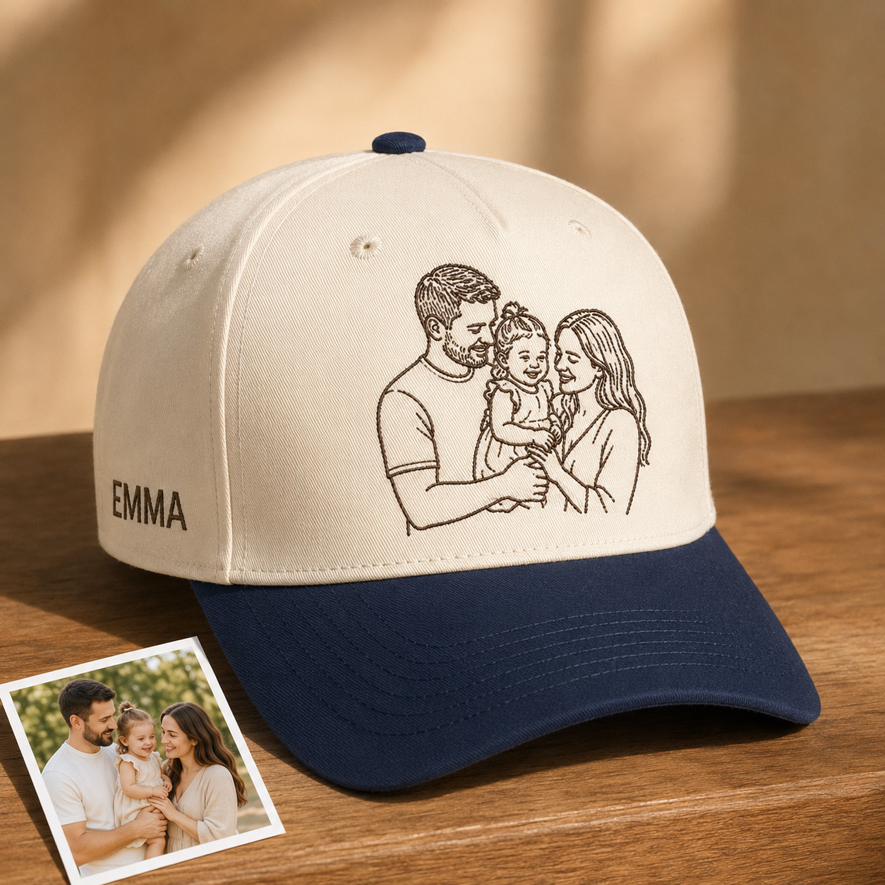 Custom Photo Dad Hat, Personalized Embroidered Cap, Custom Pet Face Hat, Dog Dad Gift, Cat Dad Gift, Father’s Day Gift For Dad THUC99