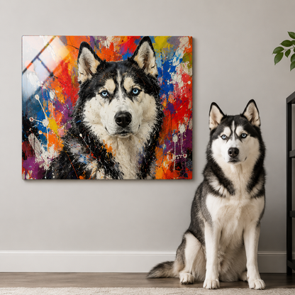 Personalized Pet Metal Wall Art – Custom Dog Portrait Print Gift For Dog Cat Lover THUC99