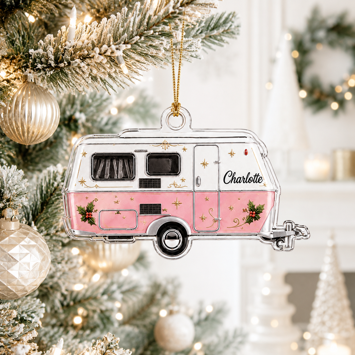 Camping Personalize Acrylic Diverse Mobile Home