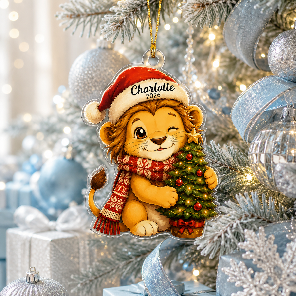 Animal Chrismas Lion