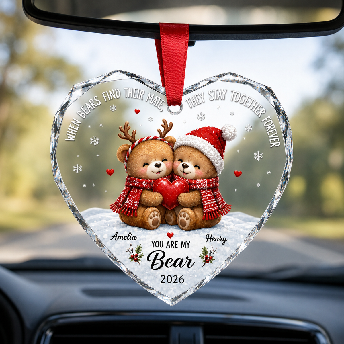 Custom Animal Couple Bear