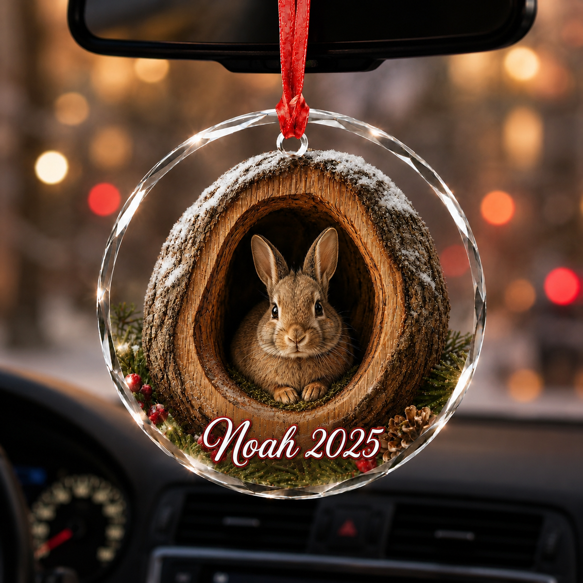 Glass ornament Animal Rabbit