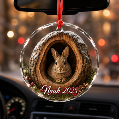 Glass ornament Animal Rabbit