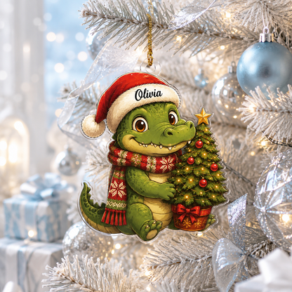 Animal Christmas Crocodile