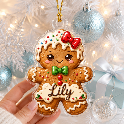 Custom Dessert Gingerbread Cookie Acrylic