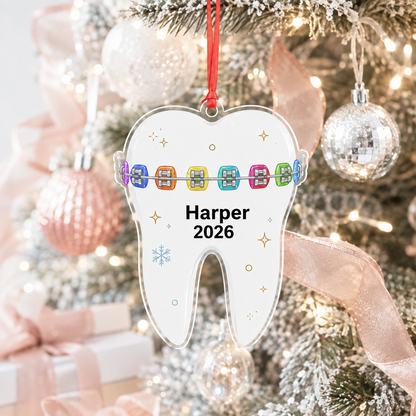 Dental Colorful Braces Tooth