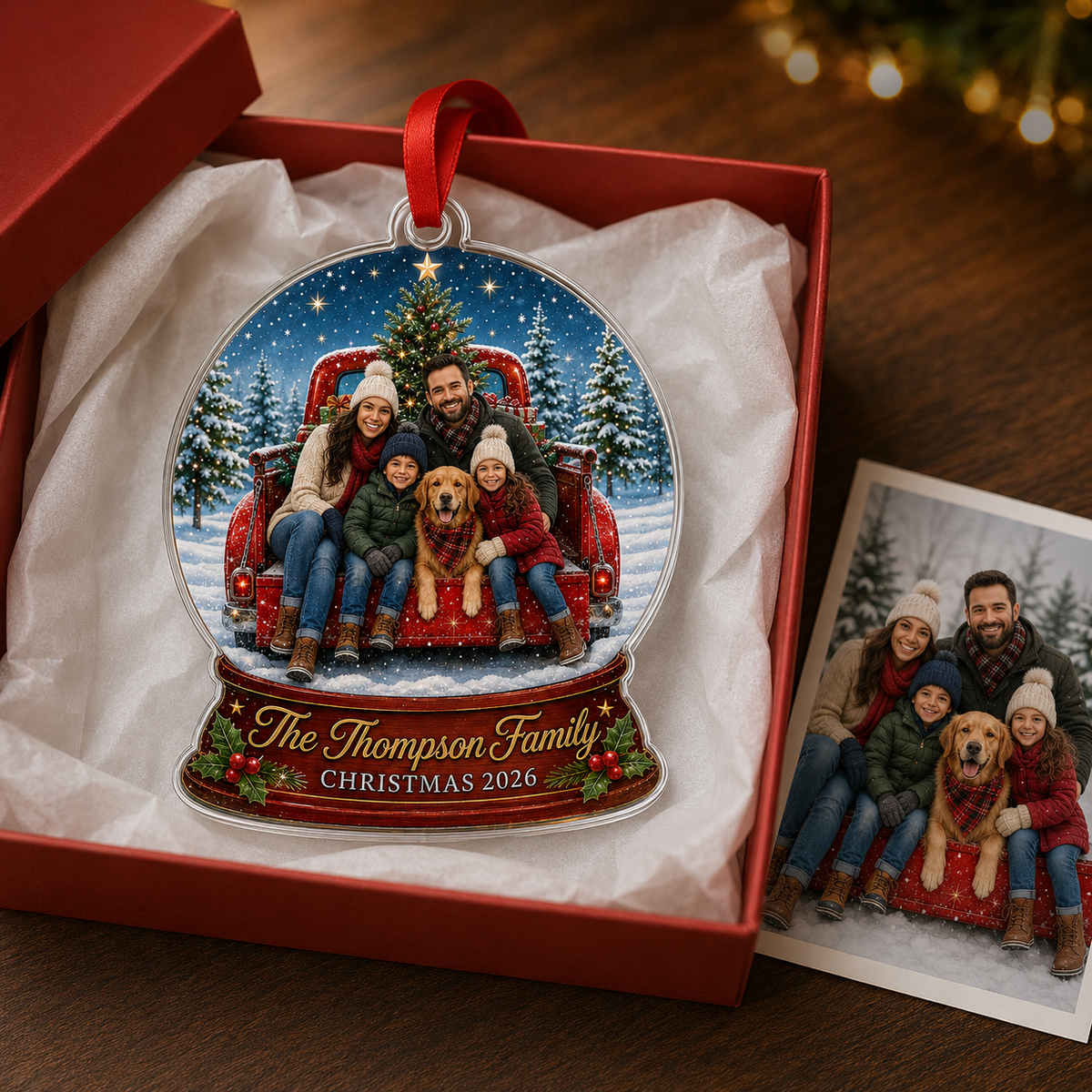 Family Memory Waterglobe