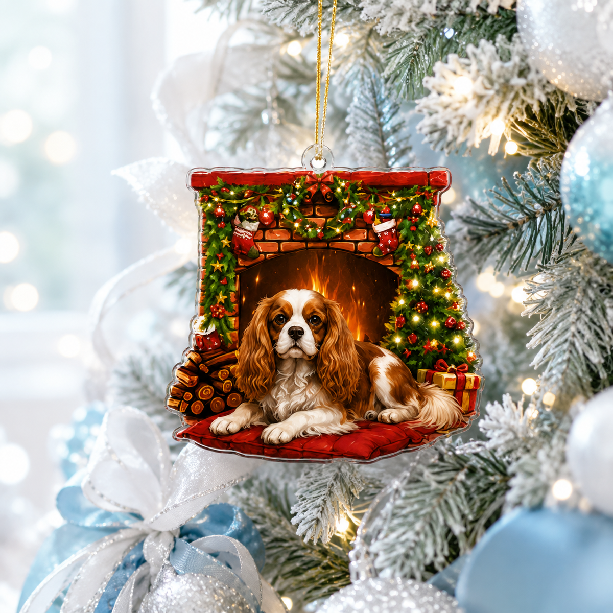 Dog Christmas Tree Spaniel