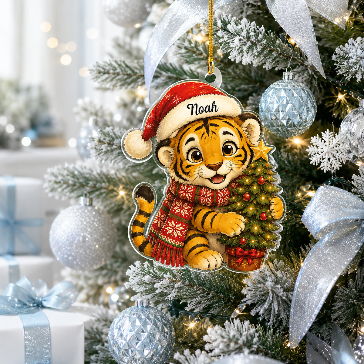 Animal Chrismas Tiger