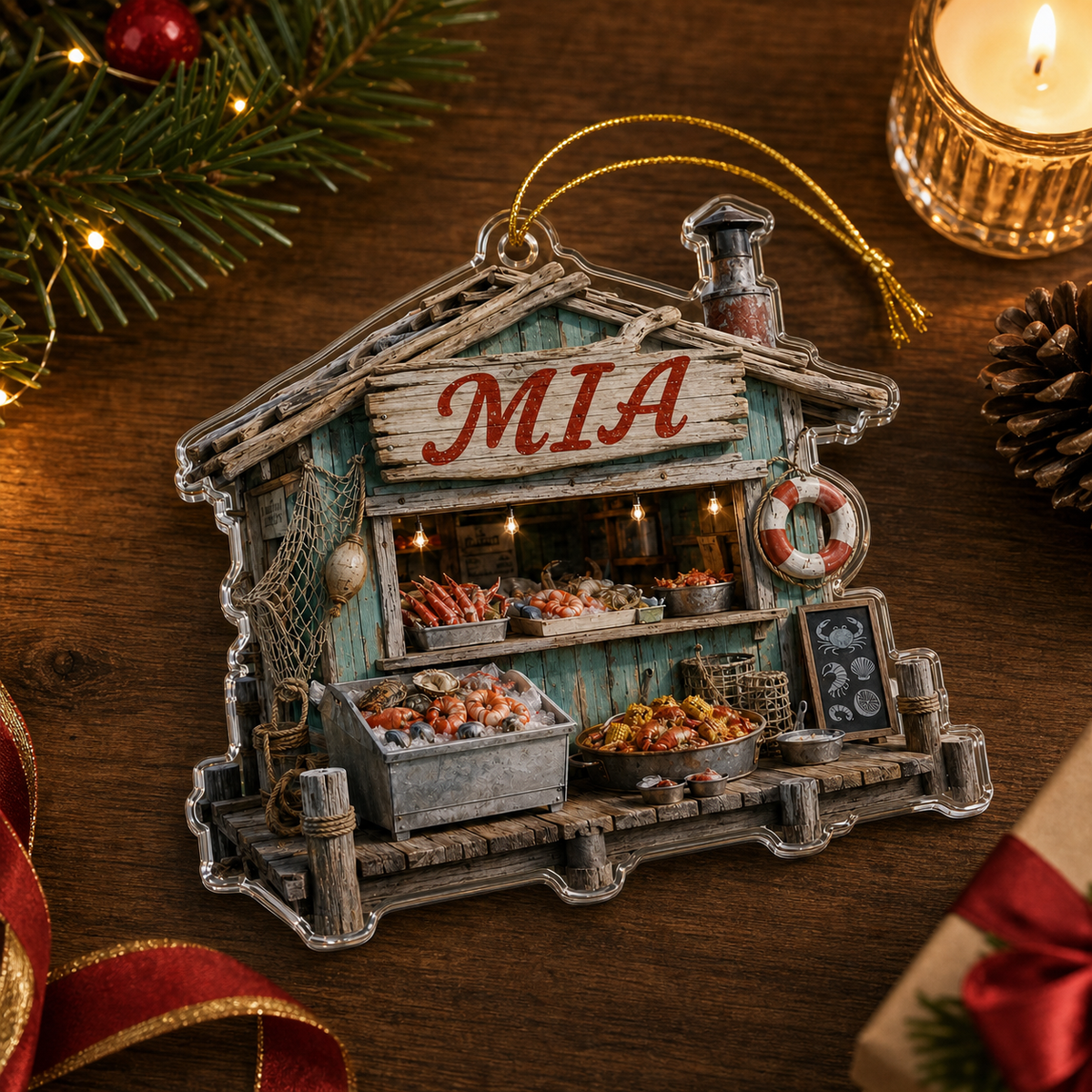 Food Lover Seafood Shack Ornament