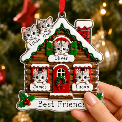 Christmas Animal House Cat