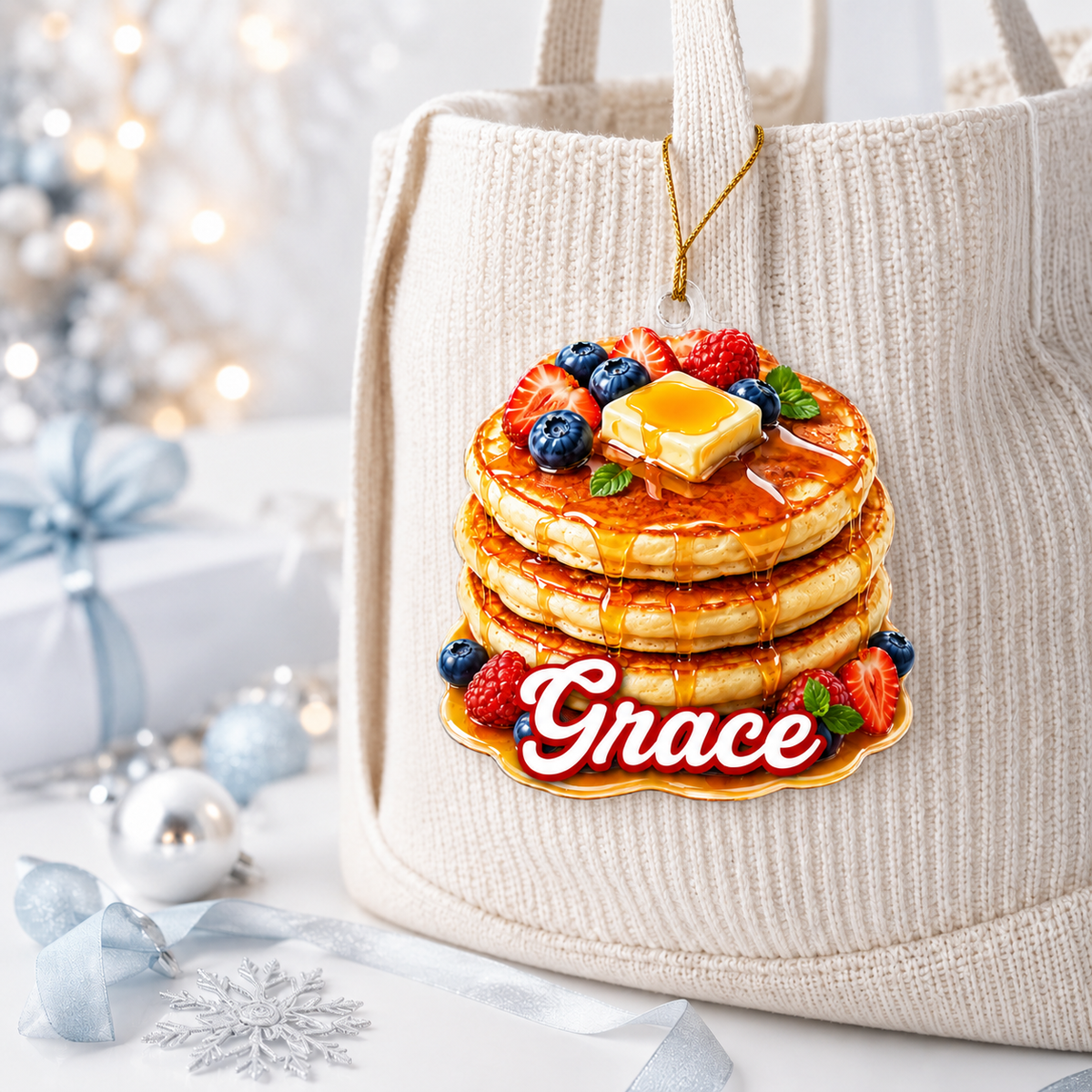 Breakfast Custom Name Classic Pancakes Acrylic