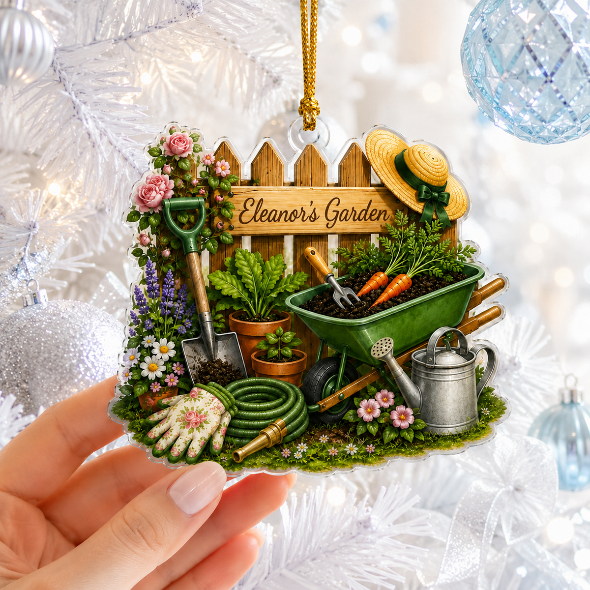 Custom Gardening Garden Cart Acrylic