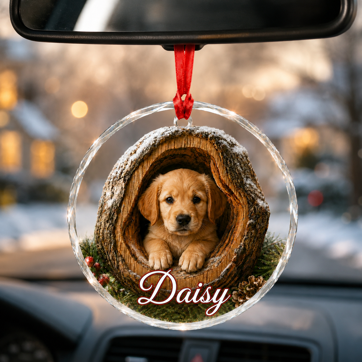 Glass ornament Animal Dog