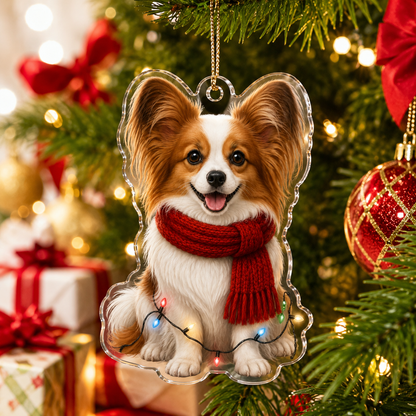Dog Christmas Ledlight Papillon