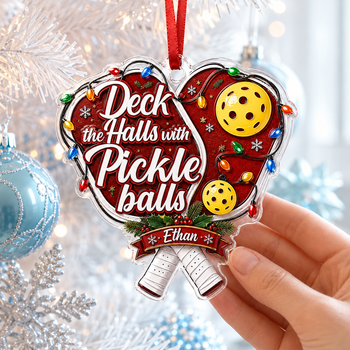 Custom Name Pickleball Acrylic Style 6