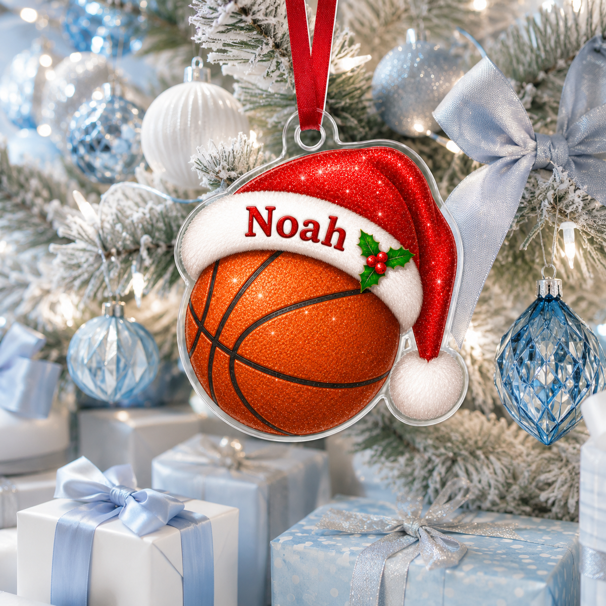 Sport Custome Name Acrylic Basketball