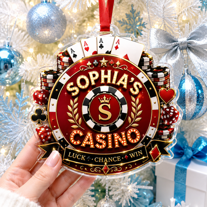 Pocker Custome Name Acrylic Founder Pocker