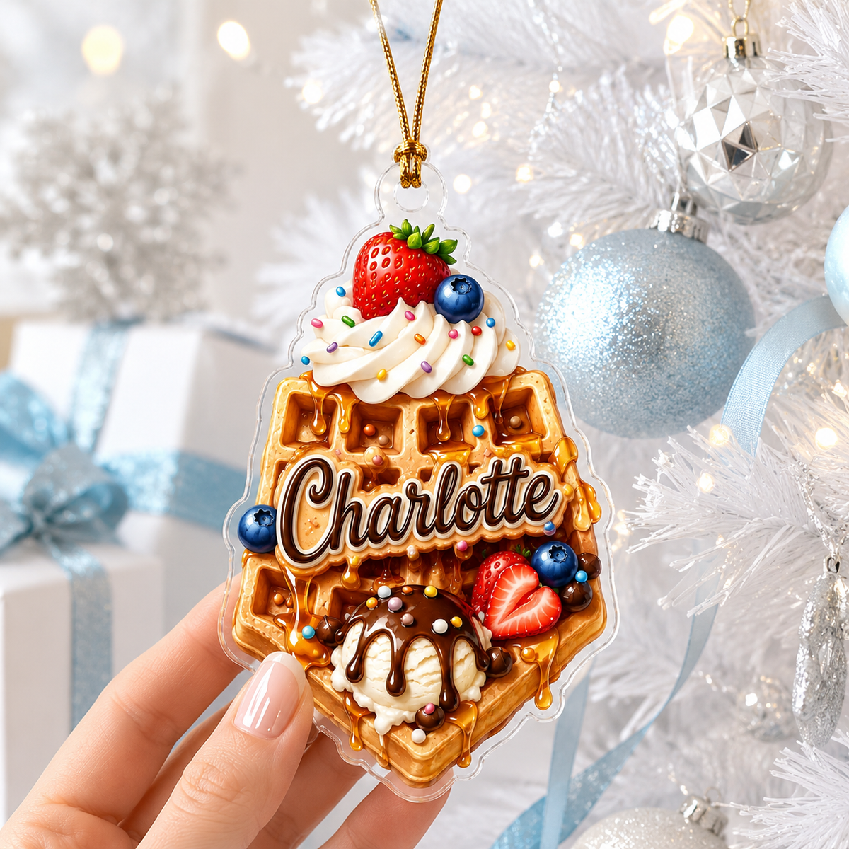 Custom Dessert Waffle Acrylic
