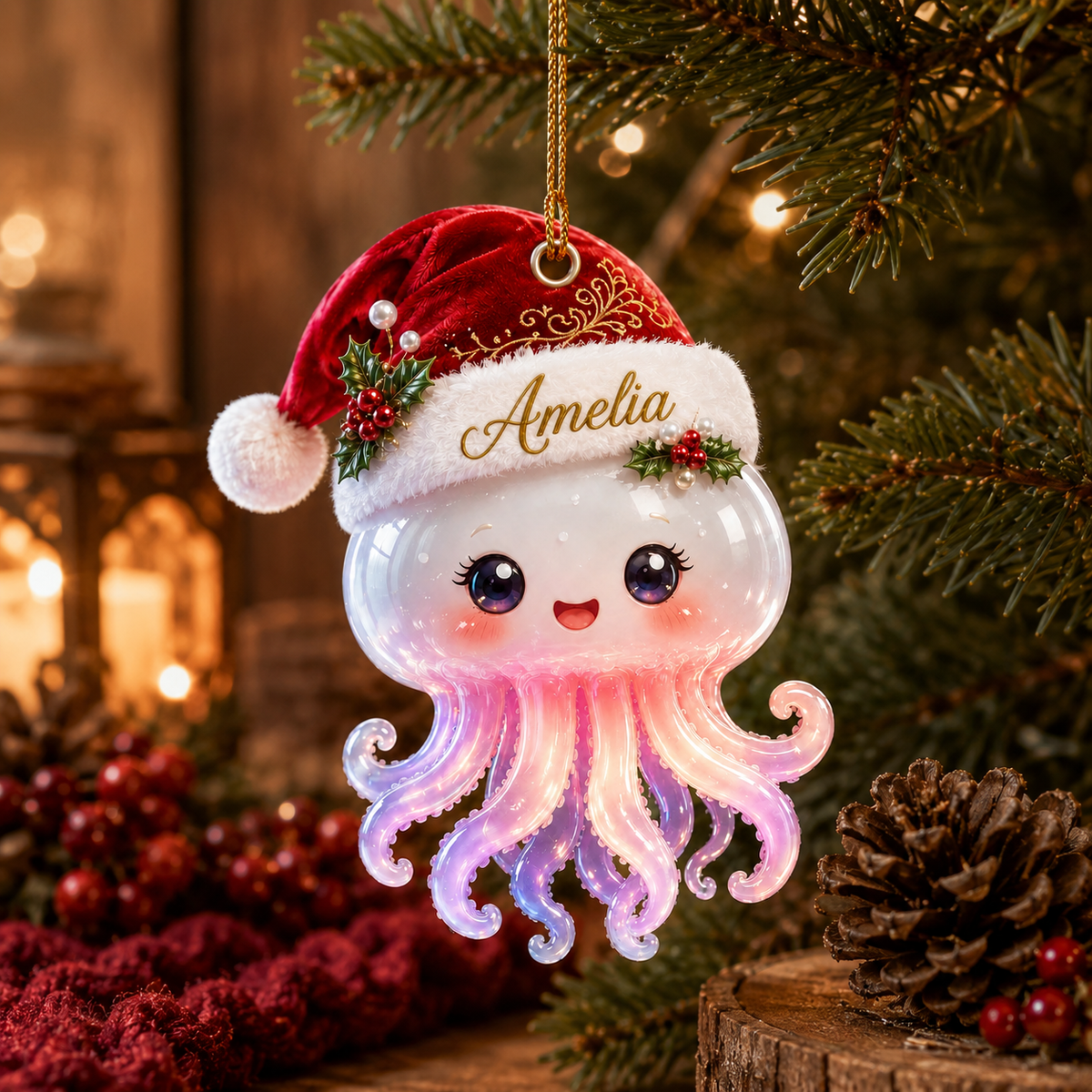 Animal With Santa Hat Jellyfish
