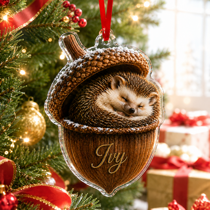 Animal Tree Decor Acrylic Hedgehog