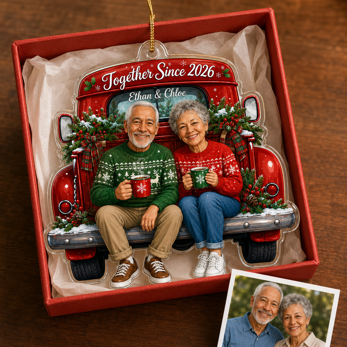 Family Memory Xmas Car