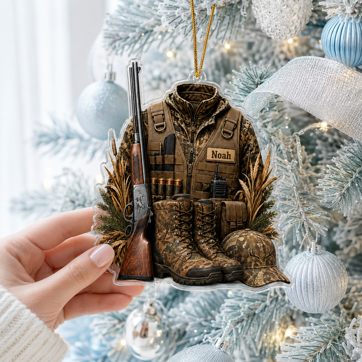 Personalized Hunting Woodland Loadout Acrylic