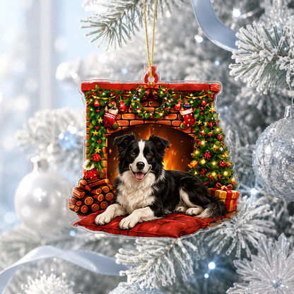 Dog Christmas Tree Border Collie