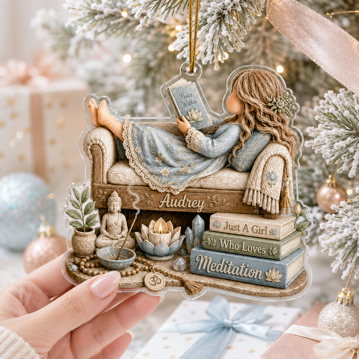 Personalized Just A Girl Hobby Meditation