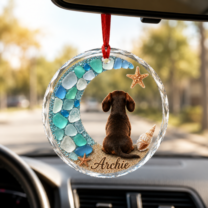 Custom Dog Seashell Duchsund